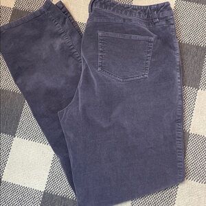 Garnet Hill Straight Leg Corduroy Pants 16L